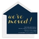 Faux Gold Foil Moving Announcements Image 1 of 3